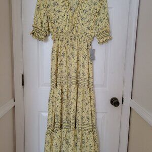 Max Studio Floral Print Maxi Dress